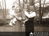 Blackville's first mayor Harold (Hallie) Conners, with wife Jane (Jenny) and grandchildren Larry and Judy