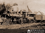 Whooper Train in front of Blackville Train Station