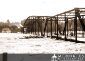 Main River Bridge during the Flood of 1923