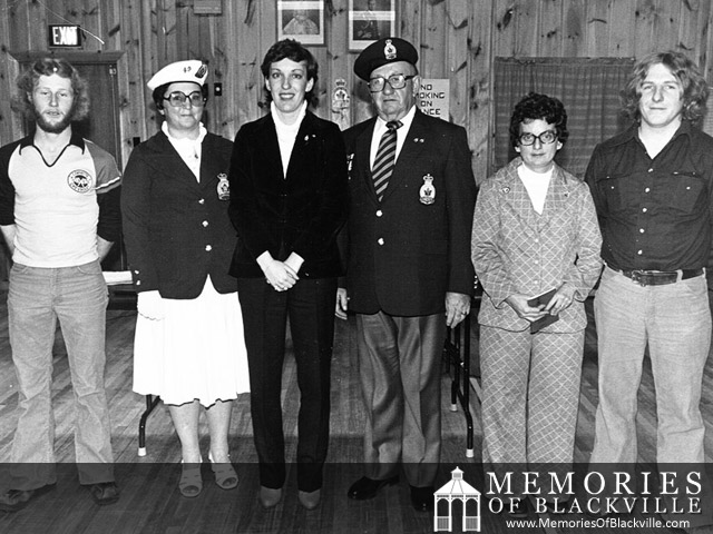 Legion Branch #49 Executive: Hudson Fortune, Leona Sturgeon, Nancy Curtis, Harold Moody, Evelyn Nash and Leroy Walls