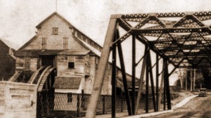 The lumber mill and the mill bridge