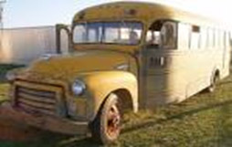 Blackville Rural High School 1950s era school bus