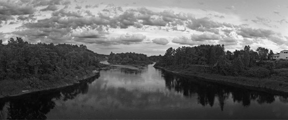 Doctor's Island and the Miramichi River