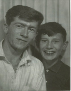 Johnny in 1964 with our little brother Leonard