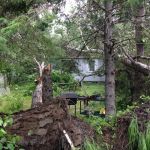 Damage from Tropical Storm Arthur