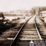 Train Bridge with Main Bridge in Background