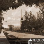 Main Street facing West with St. Raphael's Catholic Church in background